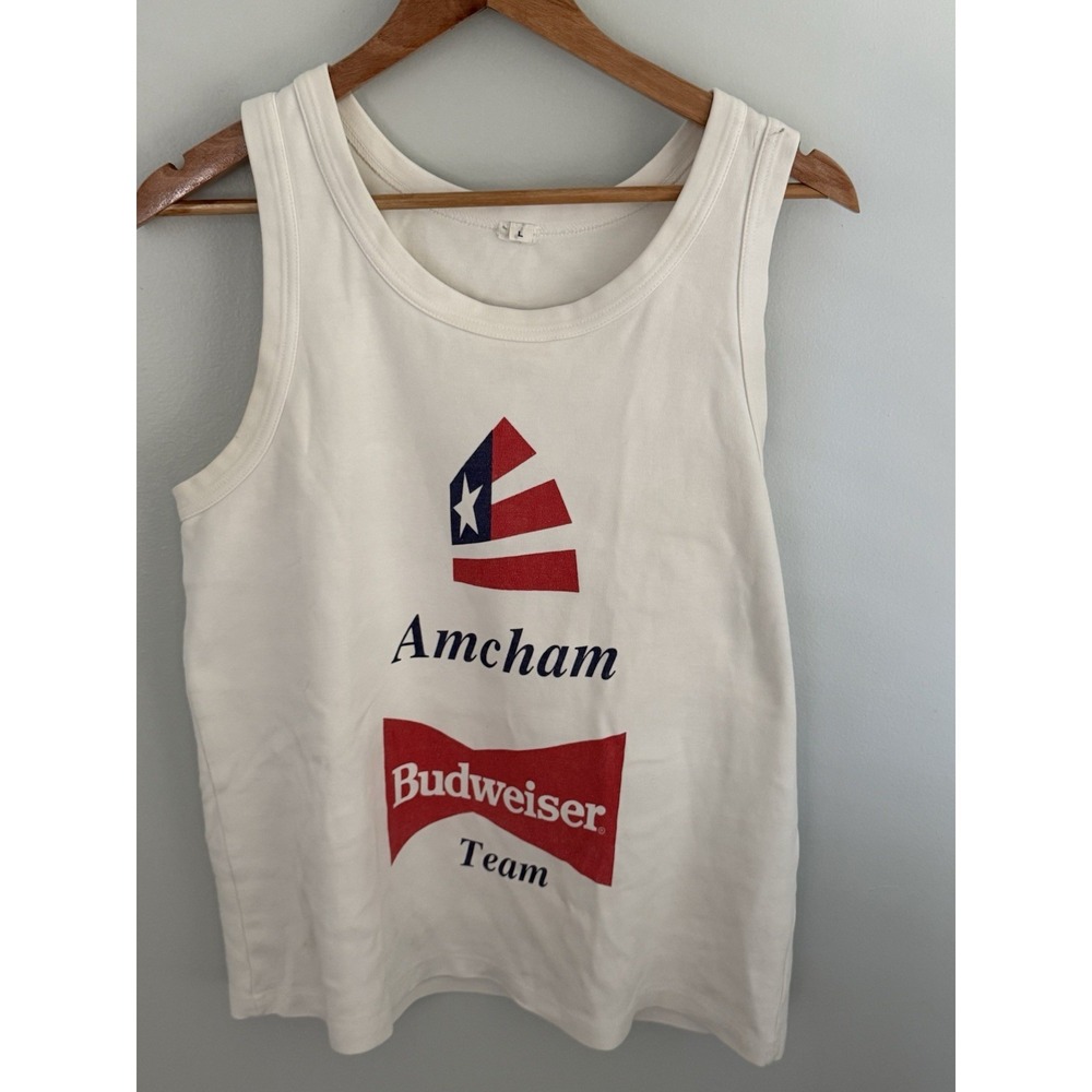 Vintage Budweiser Hong Kong Dragon Boat Team Tank Top 1995